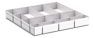 13 Compartment Box Kit 100+mm High x 650W x 6505D drawer Bott Professional Cubio Tool Storage Drawer Cabinets 65cm x 65cm 43020759 